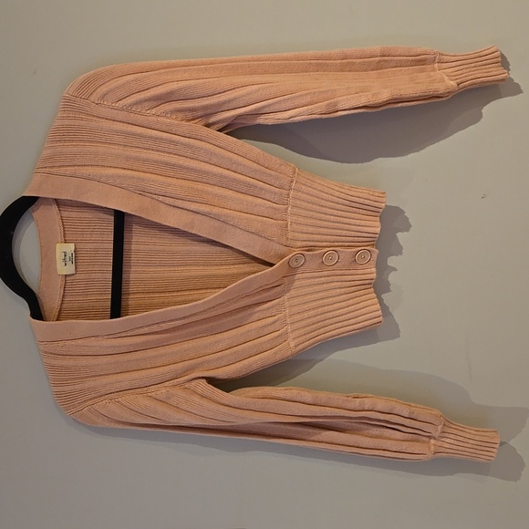 Wilfred Pink Ribbed Cardigan - Picture 4 of 6